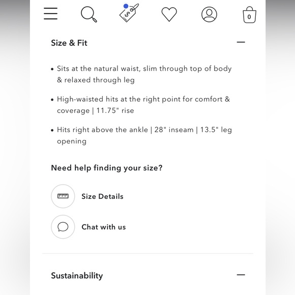 AE Ripped Mom Jean, in the color Cool Classic, Size 16, NWOT - Picture 7 of 10